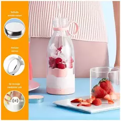 MINI LICUADORA PORTATIL + BOTELLA PLEGABLE DE REGALO - comprar online