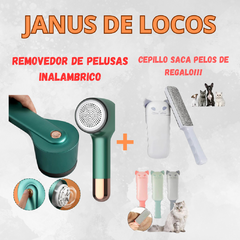 REMOVEDOR DE PELUSAS Y BOLITAS + CEPILLO SACA PELO JANUS™