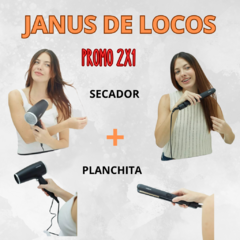 COMBO SECADOR DE PELO + PLANCHITA DE PELO JANUS™