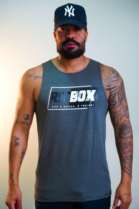 REGATA MASCULINA CINZA RITBOX - comprar online