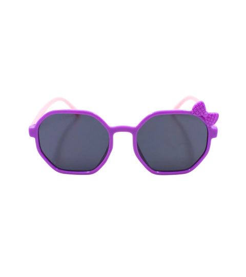 Óculos de Sol Infantil Hexagonal Lacinho - 28038