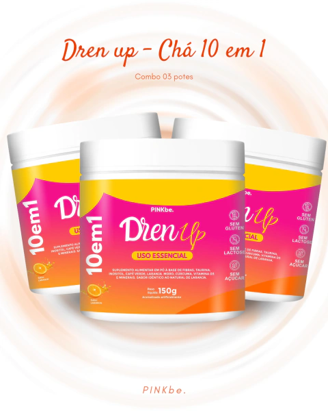 COMBO 3 DRENUP SUCO que SECA 10 em 1 (envios após 15/08 pré venda )