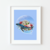 BALLENA FONDO AZUL - comprar online