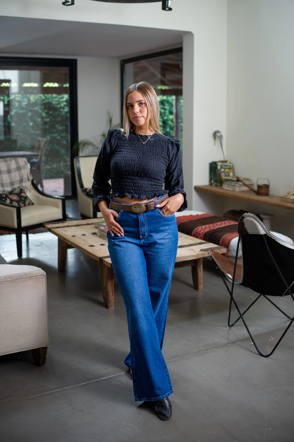 JEAN WIDE AZUL