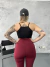 TOP NEGRO TIRA FINA LYCRA - comprar online