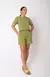 Conjunto Short e Blusa Over com Vivo - Verde Personalidade - comprar online
