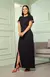 Vestido Moletom Maxi Confort | Ritilínea Lateral e Modelagem Comfy - Preto - Pannu - Moda Comfy