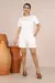 Conjunto Short com Bolso Cargo – Blusa & Short Off - Pannu - Moda Comfy