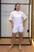 Conjunto Short Modelagem Oversize - Rosa Pureza - comprar online