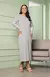 Vestido Midi Malha Diagonal Austrália | Manga Longa com Fenda nas Costas | Listra Preta - comprar online