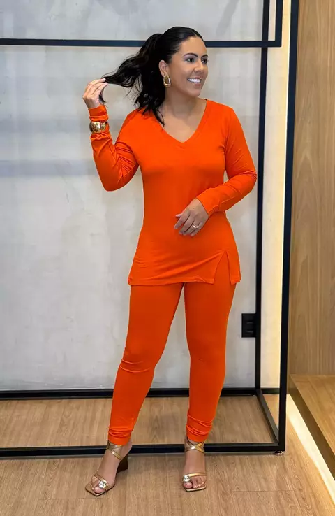 Conjunto Calça Montaria e Blusa Manga Longa Moletinho Premium - Vermelho - comprar online