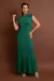 Vestido Moletinho Gramatura 300 Modelagem Justa - Verde - comprar online
