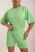 Conjunto Short Modelagem Oversize - Verde - loja online