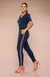 Conjunto Comfy Malha Premium | Modelagem Sequinha e Detalhe em Retilínea Lateral - Azul Resort - loja online