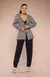 Conjunto Blazer Malha Pied de Coq e Calça Super Techno Stretch | Modelagem Over e Vivo Lateral - Preto - Pannu - Moda Comfy