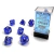 Torre de dados poliédricos Chessex Translucent - Blue / White