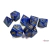 Torre de dados poliédricos Chessex Scarab - Royal Blue/Gold - Darkwing Boardgames