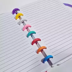 Caderno Inteligente panda 8 disco com post it - Cores Sortidos na internet