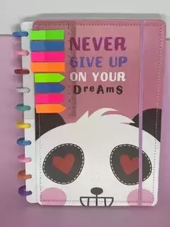Caderno Inteligente panda 8 disco com post it - Cores Sortidos - comprar online