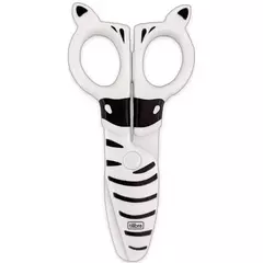 Tesoura Escolar Plástica 12 cm Zoo Zebra - Tilibra na internet