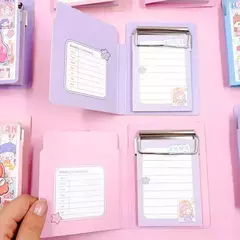 Mini Prancheta Bloco com Fechamento Menininhas - comprar online
