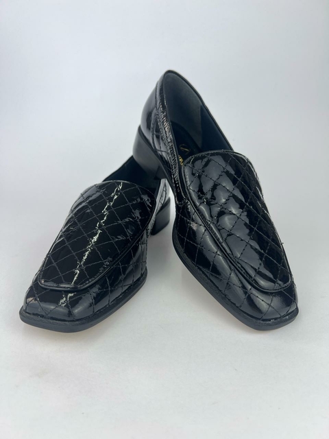 Loafer Virgínia Verniz Preto - comprar online