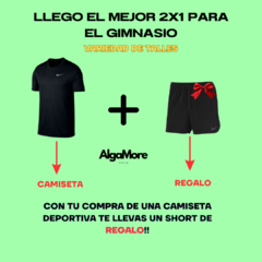 CAMISETA DEPORTIVA + SHORT DEPORTIVO DE REGALO - comprar online