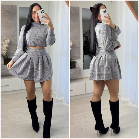 Conjunto tweed Alba
