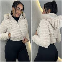Jaqueta dupla face Off white - comprar online