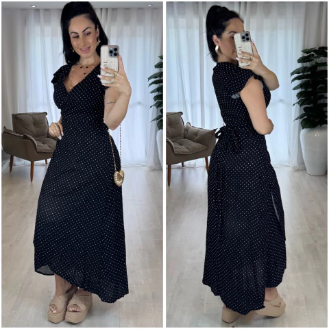 Vestido Envelope Preto