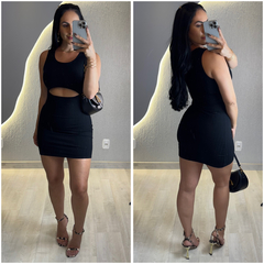 Vestido canelado