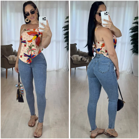 Cropped de Ponta Bege - comprar online