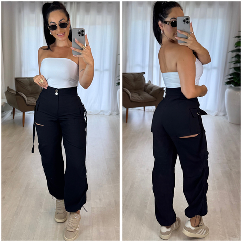 Calça parachute