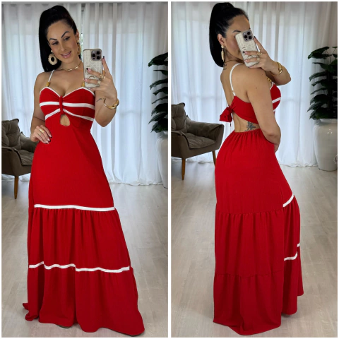Vestido Longo vermelho
