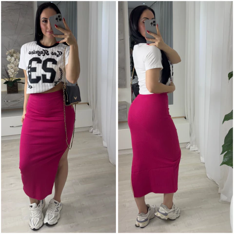 Saia canelada - comprar online