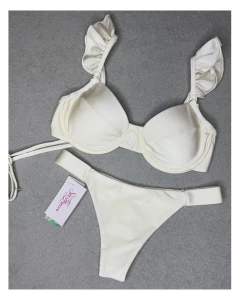 Biquíni Babado Off Wite - comprar online