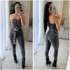 Macacão pop jeans Estonado - comprar online