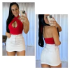 Saia Jeans Melinda - Branco