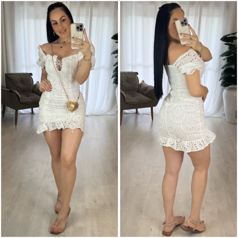 Vestido Curto - Branco