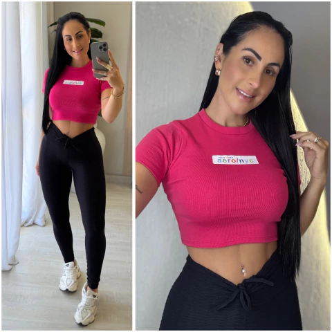 Cropped Canelado Viki - comprar online