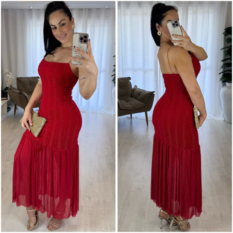 Vestido Longo Festa Lindo