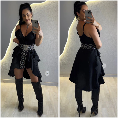 Conjunto Preto BOHO - comprar online