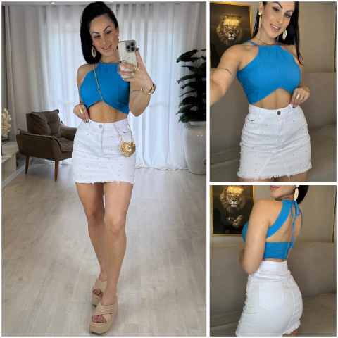 Saia Jeans