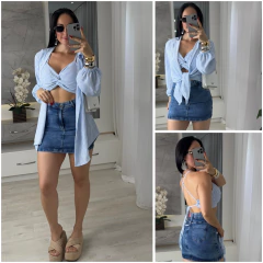 Conjunto Chamise & Cropped B.H.E