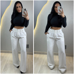 Calça Pantalona Branca - comprar online