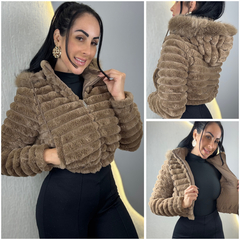Jaqueta Dupla face Marrom - comprar online