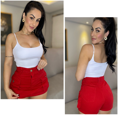 Short Saia Vermelho - comprar online