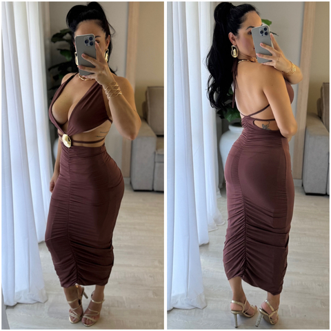 Vestido Drapeado