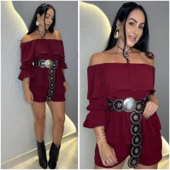 Macaquinho Babado BOHO na internet