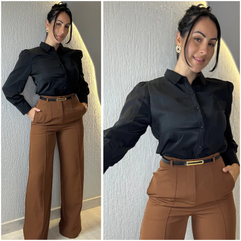 Camisa Social Preta - comprar online